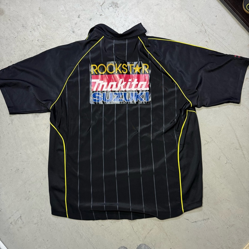 Rockstar Makita Suzuki Black Dress Shirt